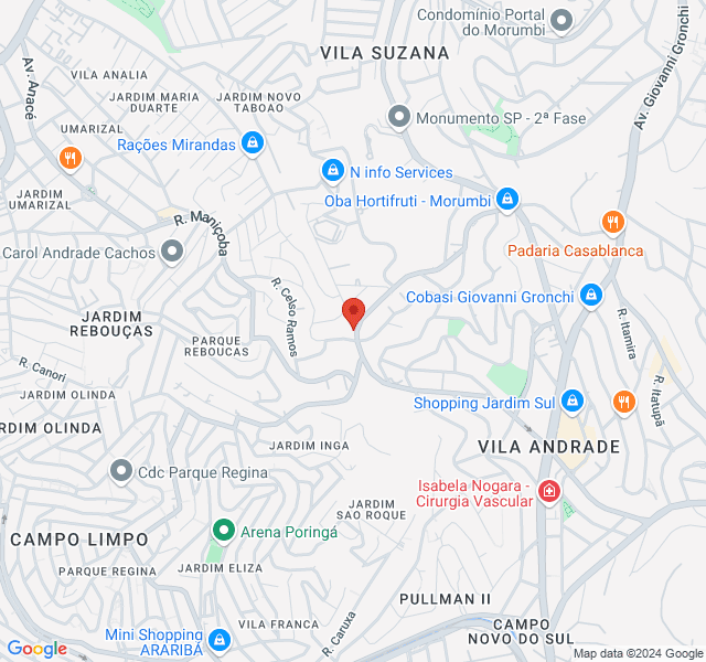 Rua José da Silva Ribeiro,624,Vila Andrade,São Paulo,SP,BR