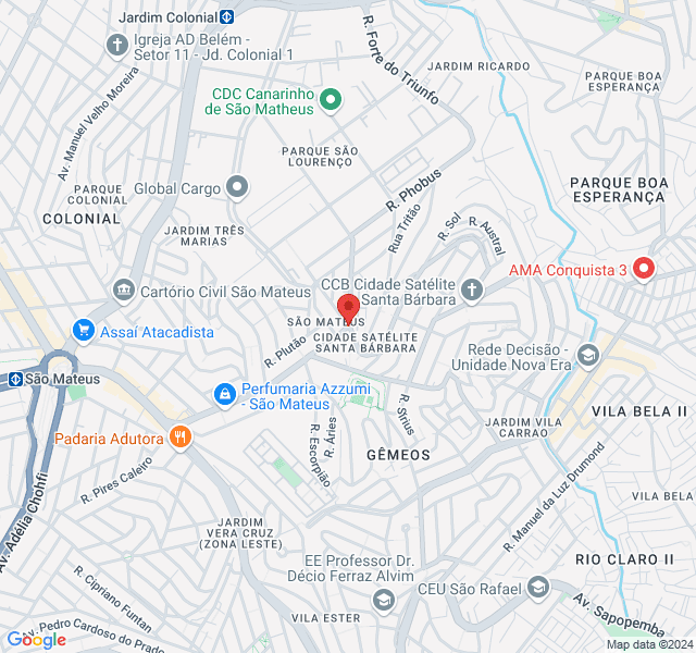 Rua das Estrelas - até 99998/99999,90,Cidade Satélite Santa Bárbara,São Paulo,SP,BR